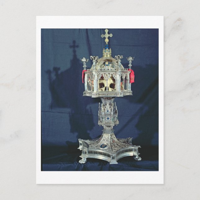 Reliquary of St. Barbara, 1400-1500-talet (silve) Vykort (Framsida)