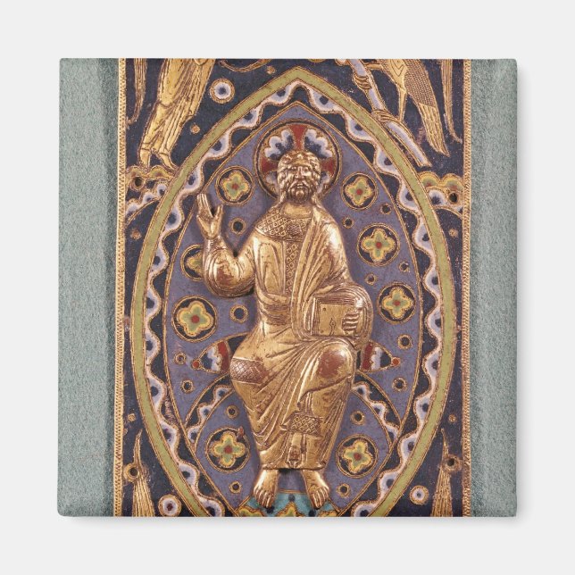Reliquary plaque som skildrar Kristus Magnet (Framsidan)