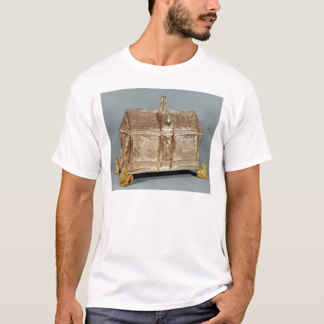 Reliquarybröstkorg av St. Macairius av Ghent, 1616 T-shirt (Framsida)