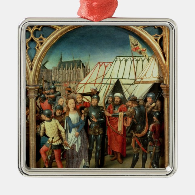 Reliquaryen av St Ursula, 1489 Julgransprydnad Metall (Framsidan)