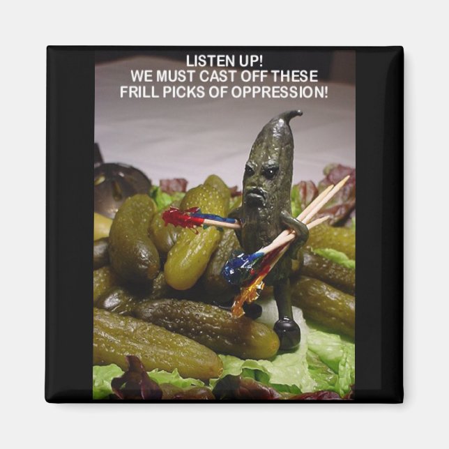 Relish Tray Revolt Magnet (Framsidan)