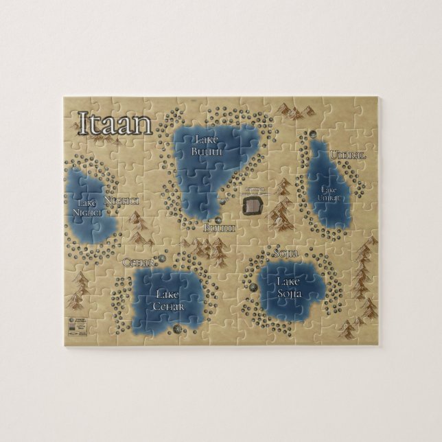 Relkili Sol Itaan Karta Cover Art Pussel (Horisontell)