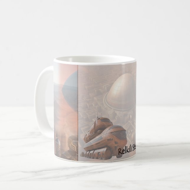 Relkili Stål Omslagskonst  Kaffemugg (Framsida vänster)