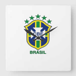 Relogio Brasil Fyrkantig Klocka