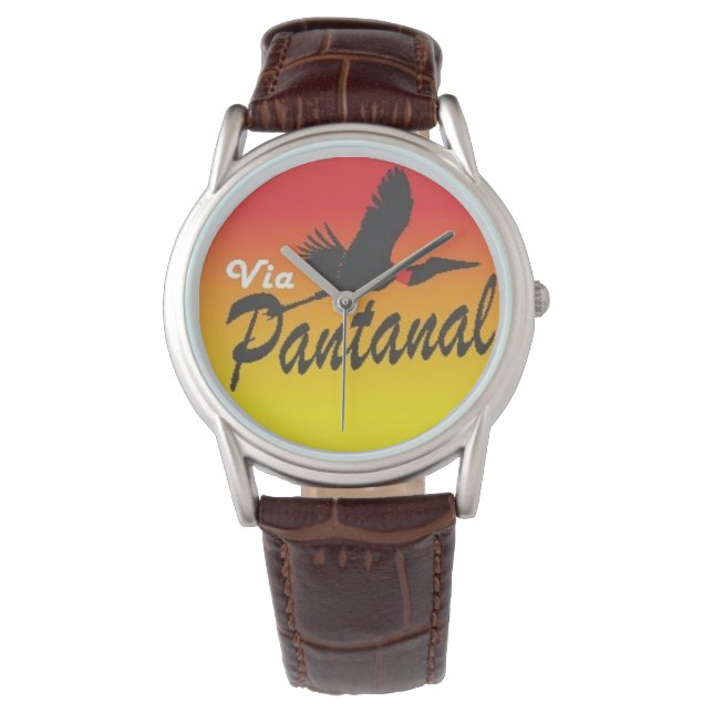 Relógio clássico masculino pulseira couro armbandsur (Framsida)