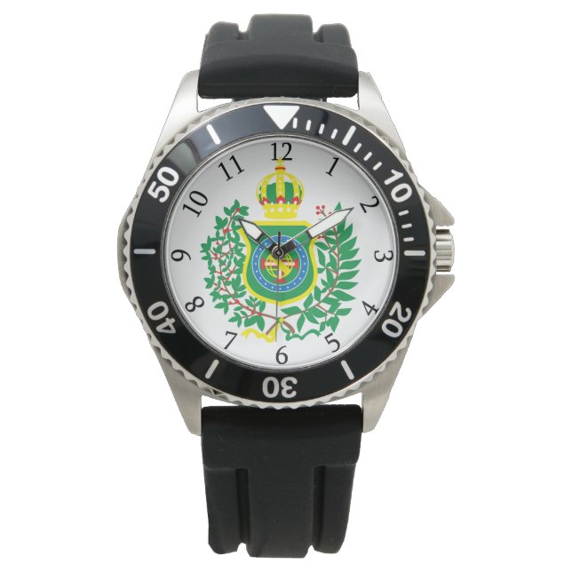 Relógio com Brasão da Bandeira Imperial Armbandsur (Framsida)