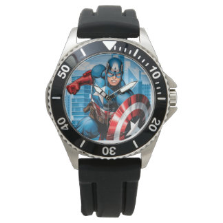 RELOGIO DE PULSO CAPITAO AMERICA ARMBANDSUR