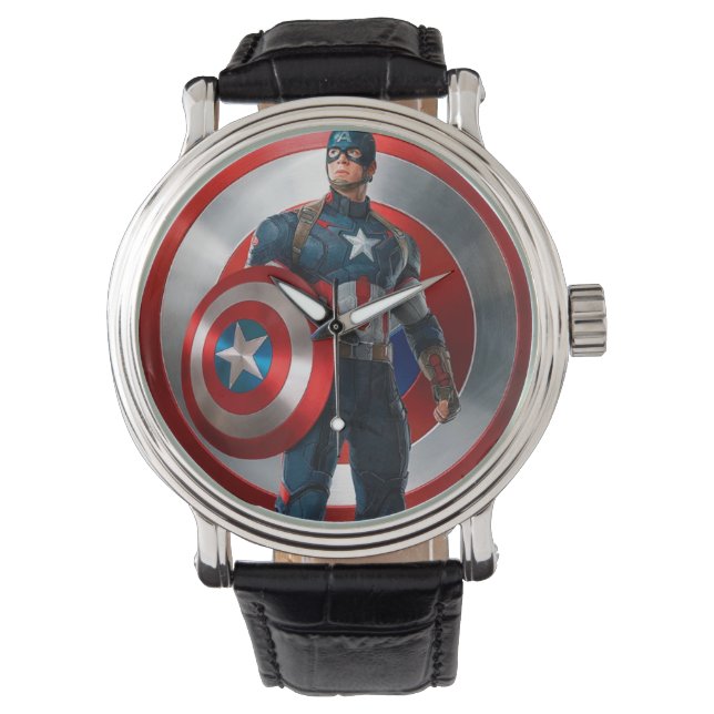 RELOGIO   DO   CAPITAO    AMERICA   ARMBANDSUR (Framsida)