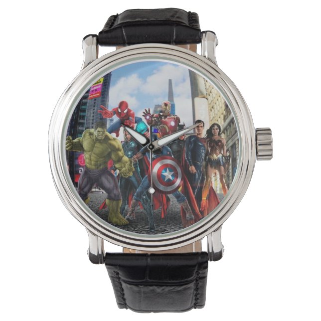 RELOGIO     DOS   SUPER   HEROIS   ARMBANDSUR (Framsida)