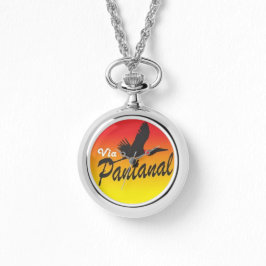 Relógio e colar Via Pantanal Armbandsur