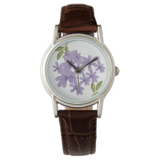 Relógio Feminino Floral Armbandsur