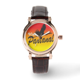 Relógio feminino vintage em ouro rosa com pulseira armbandsur