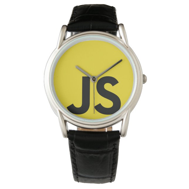 Relógio JavaScript Armbandsur (Framsida)