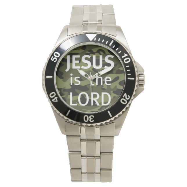 Relógio "JESUS is the LORD" Armbandsur (Framsida)