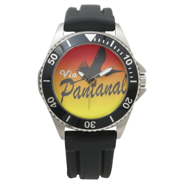 Relógio Masculino Preto de Aço Inoxidável  Armbandsur (Framsida)