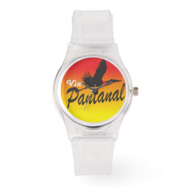 Relogio Pulseira de silicone transparente Armbandsur