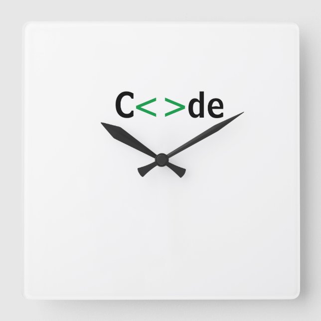 Reloj c<>de fyrkantig klocka (Framsida)