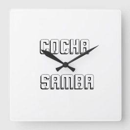 Reloj Cochasamba Fyrkantig Klocka