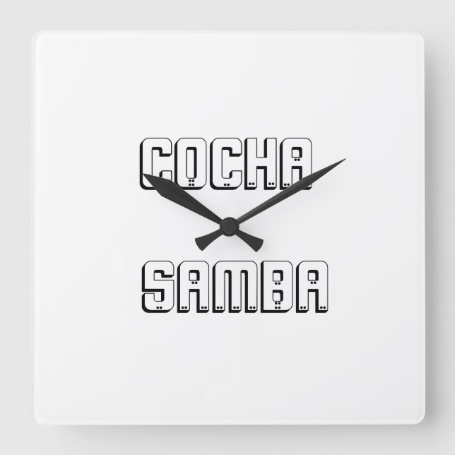 Reloj Cochasamba Fyrkantig Klocka (Framsida)