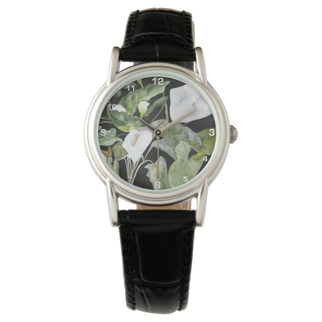 Reloj con acuarela de alcatraces armbandsur (Framsida)