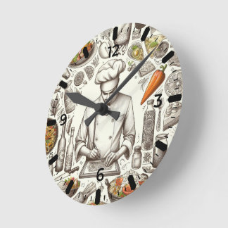 Reloj de Chef Rund Klocka