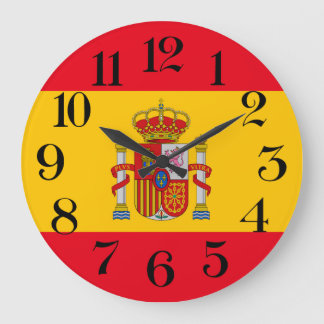 reloj de pared bandera de España Stor Klocka