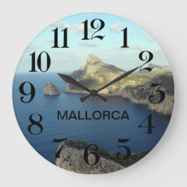 reloj de pared Cabo de Formentor en Mallorca Stor Klocka