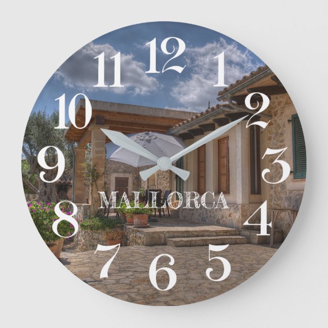 reloj de pared casa de campo en Mallorca Stor Klocka (Framsida)