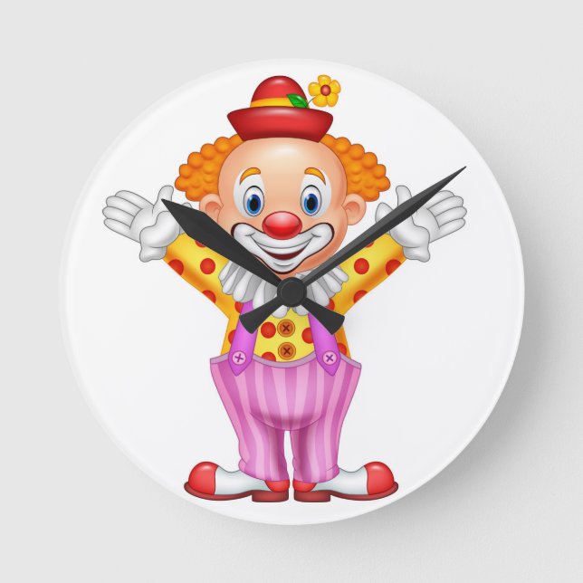 reloj de pared con payaso rund klocka (Framsida)