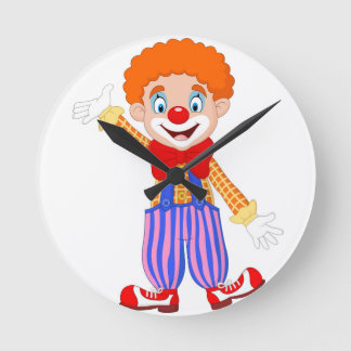 reloj de pared con payaso rund klocka