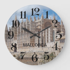 reloj de pared de la Catedral de Mallorca Stor Klocka