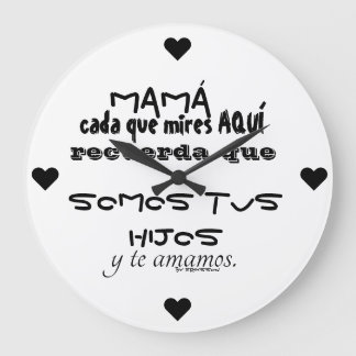 Reloj de pared dia de la madre stor klocka