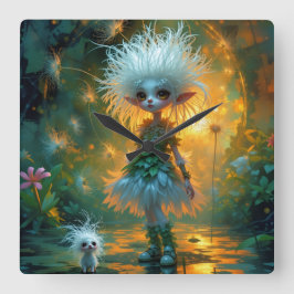 Reloj de Pared Fyrkantig Klocka