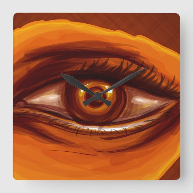 Reloj de pared fyrkantig klocka (Framsida)