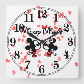 Reloj de pared fyrkantig klocka