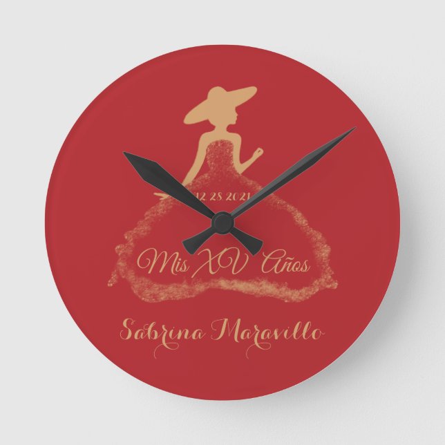 Reloj de pared rund klocka (Framsida)