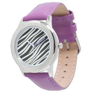 Reloj en forma de cebra para niñas armbandsur