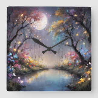 reloj fyrkantig klocka