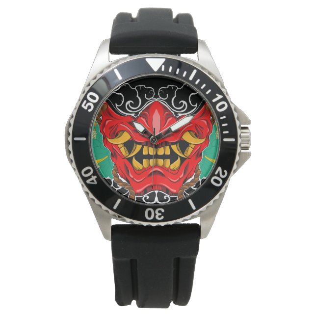 Reloj hannya mask  armbandsur (Framsida)