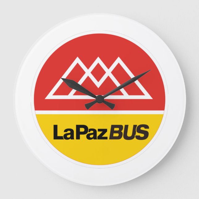 Reloj La Paz bus Stor Klocka (Framsida)