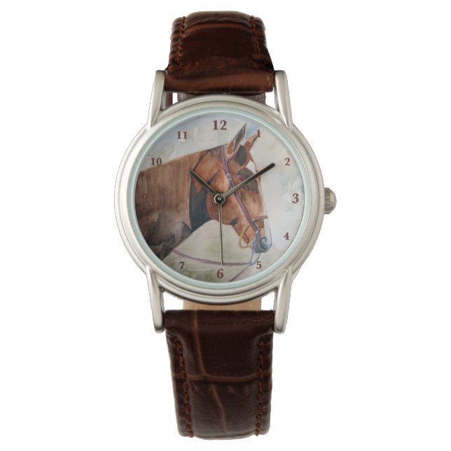 Reloj mujer con caballo Saratoga Armbandsur (Framsida)