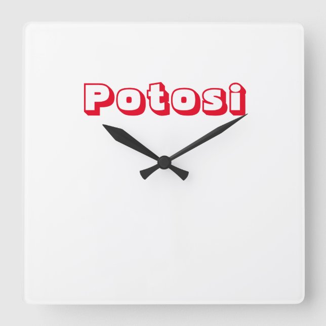 Reloj Potosi Fyrkantig Klocka (Framsida)