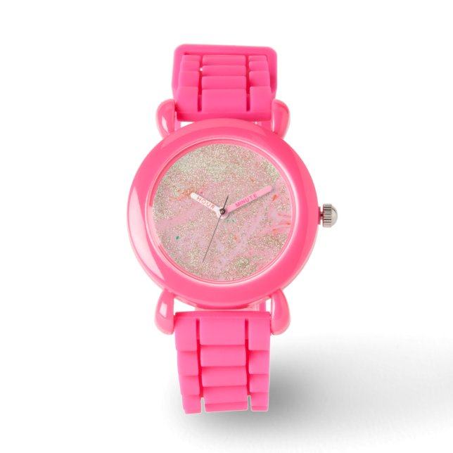 reloj rosa brillo armbandsur (Framsida)