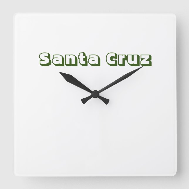 Reloj Santa Cruz Fyrkantig Klocka (Framsida)