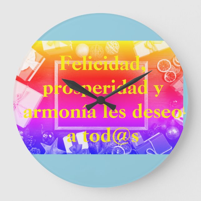 Relojes de pared redondos con hermosos diseños stor klocka (Framsida)