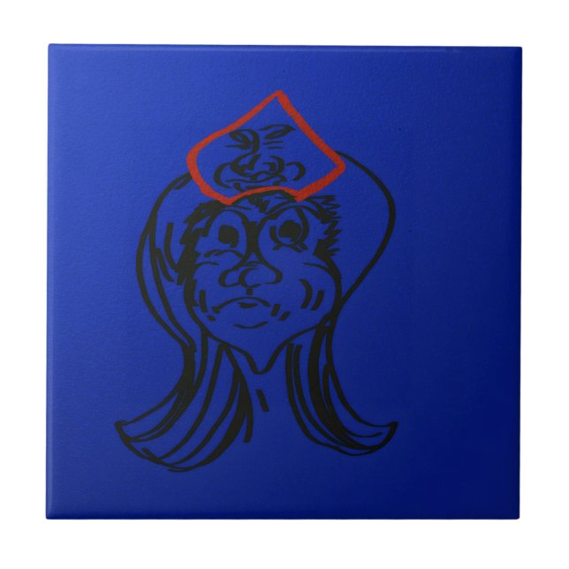 Reluctant Queen Animation Ceramic Tile Kakelplatta (Framsidan)