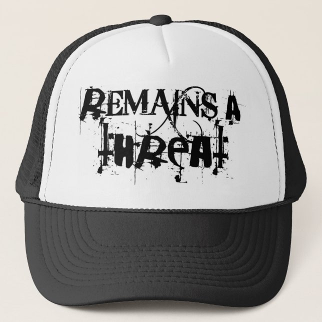 Remains_a_threat_logo-hat Keps (Framsida)