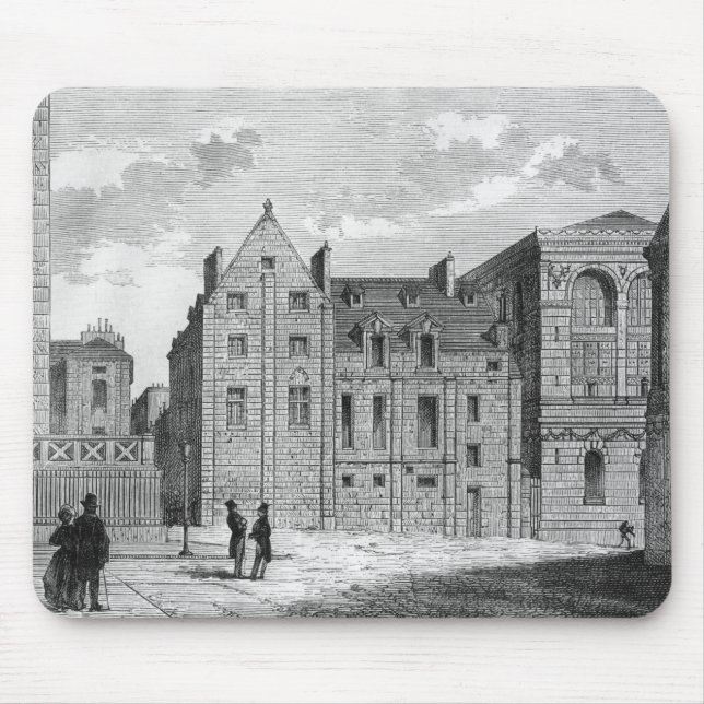 Remains av den Montaigu högskolan, c.1850 Musmatta (Framsidan)