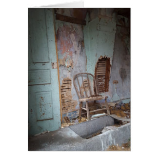 Remains av hemmet hälsningskort
