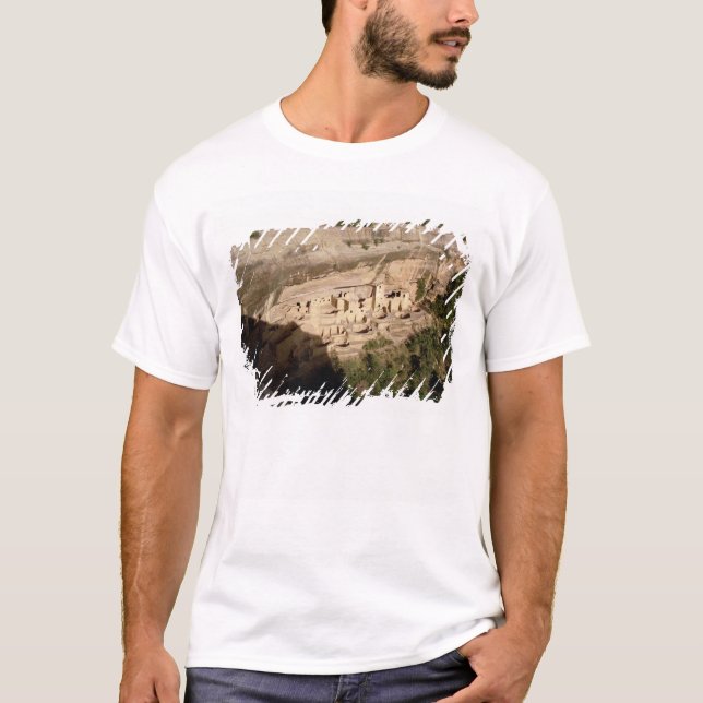 Remains av indiska klippaboningar för Pueblo T Shirt (Framsida)